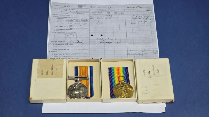 WW1 RAF Medal Pair Service Record-Corporal E.M. Mason - Image 3