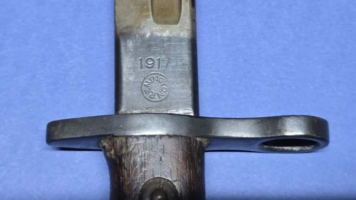WW1 American 1917 Pattern Bayonet & Frog (Remington) - Image 5