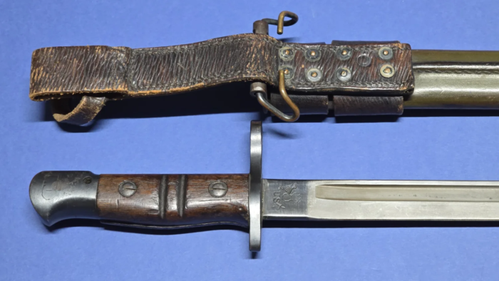 WW1 American 1917 Pattern Bayonet & Frog (Remington) - Image 11