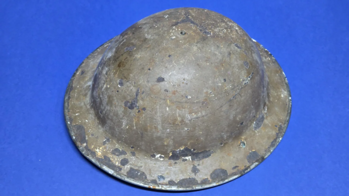 WW2 British MKII Helmet-Named to T. Bankhead, "E Coy Felden" - Image 9