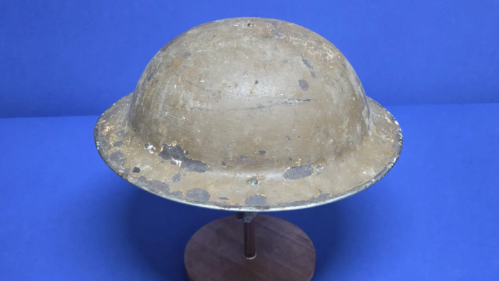 WW2 British MKII Helmet-Named to T. Bankhead, "E Coy Felden" - Image 12