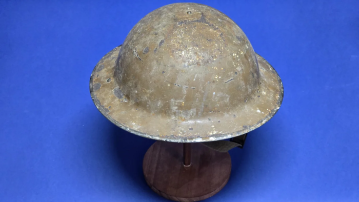 WW2 British MKII Helmet-Named to T. Bankhead, "E Coy Felden" - Image 14