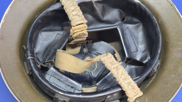 WW2 British MKII Civil Defence Helmet-"Gas Co"-HBH 1939 - Image 3