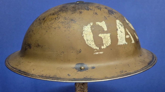 WW2 British MKII Civil Defence Helmet-"Gas Co"-HBH 1939 - Image 16