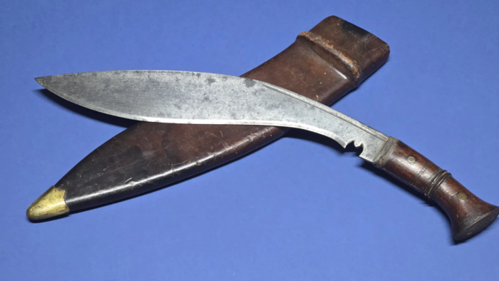 WW1 British Military-Issued Gurkha Kukri-Dated 1915 - Image 4