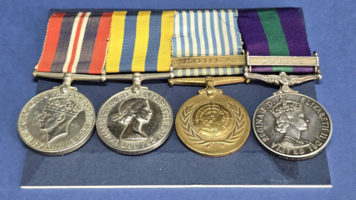 British Medal Group-Korea & Malaya Campaigns-22287786 Bdr. E. Lawn