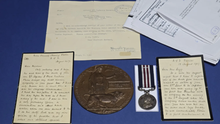 WW1 Royal Fusiliers Gallantry Group-2nd Lt. R W Aspden
