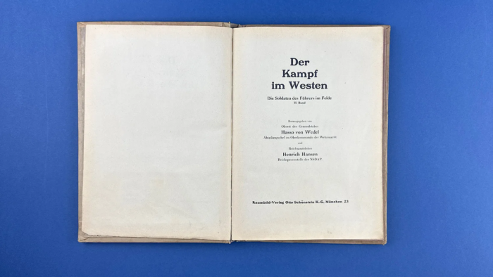 German 3D Photo Book Der Kampf Im Westen (Later Edition) - Image 5