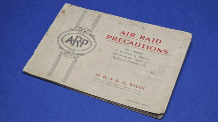 WW2 ARP Cigarette Card Album (complete)