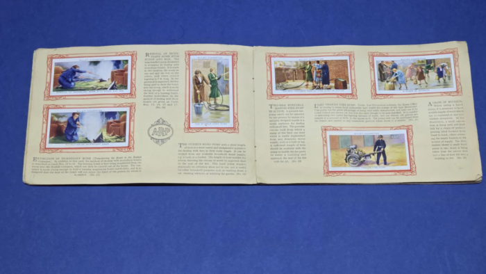 WW2 ARP Cigarette Card Album (complete) - Image 2