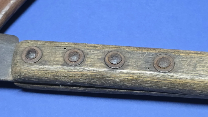 WW1 British Military Machete with unusual Wooden Handle. - Image 9