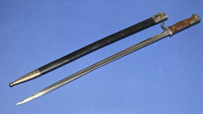 WW1 Peruvian Model 1909 Bayonet-Crest Marked-Matching Numbers