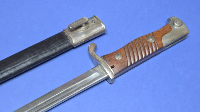 WW1 Peruvian Model 1909 Bayonet-Crest Marked-Matching Numbers - Image 3
