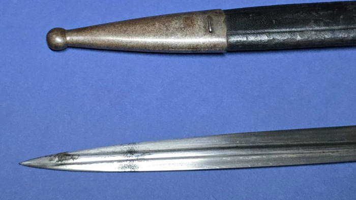 WW1 Peruvian Model 1909 Bayonet-Crest Marked-Matching Numbers - Image 4