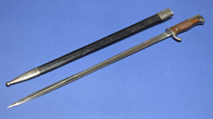 WW1 Peruvian Model 1909 Bayonet-Crest Marked-Matching Numbers - Image 6