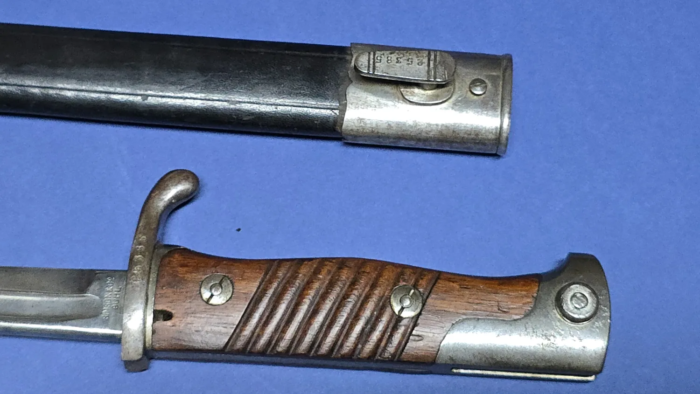 WW1 Peruvian Model 1909 Bayonet-Crest Marked-Matching Numbers - Image 10