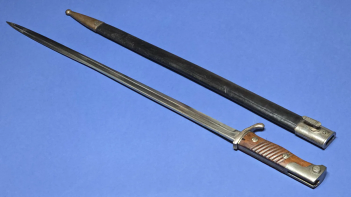 WW1 Peruvian Model 1909 Bayonet-Crest Marked-Matching Numbers - Image 11