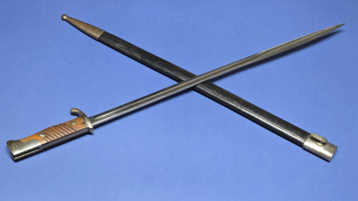 WW1 Peruvian Model 1909 Bayonet-Crest Marked-Matching Numbers - Image 12