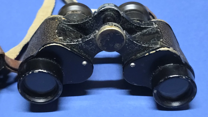 WW2 Japanese Army Binoculars-I.K.K. 6x9.3 & Leather Case - Image 11
