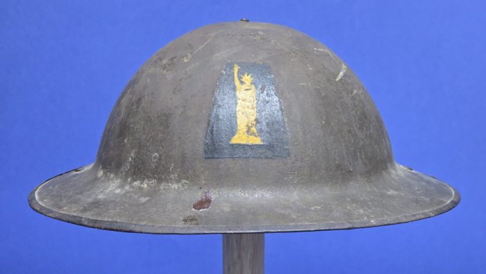 WW1 Brodie Helmet-77th U.S. Infantry Division