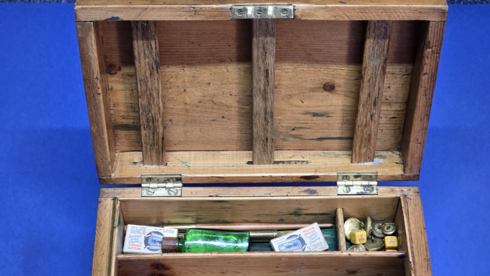 WW2 Royal Navy Sailor's Wooden Ditty Box - HMS Barham - Image 12