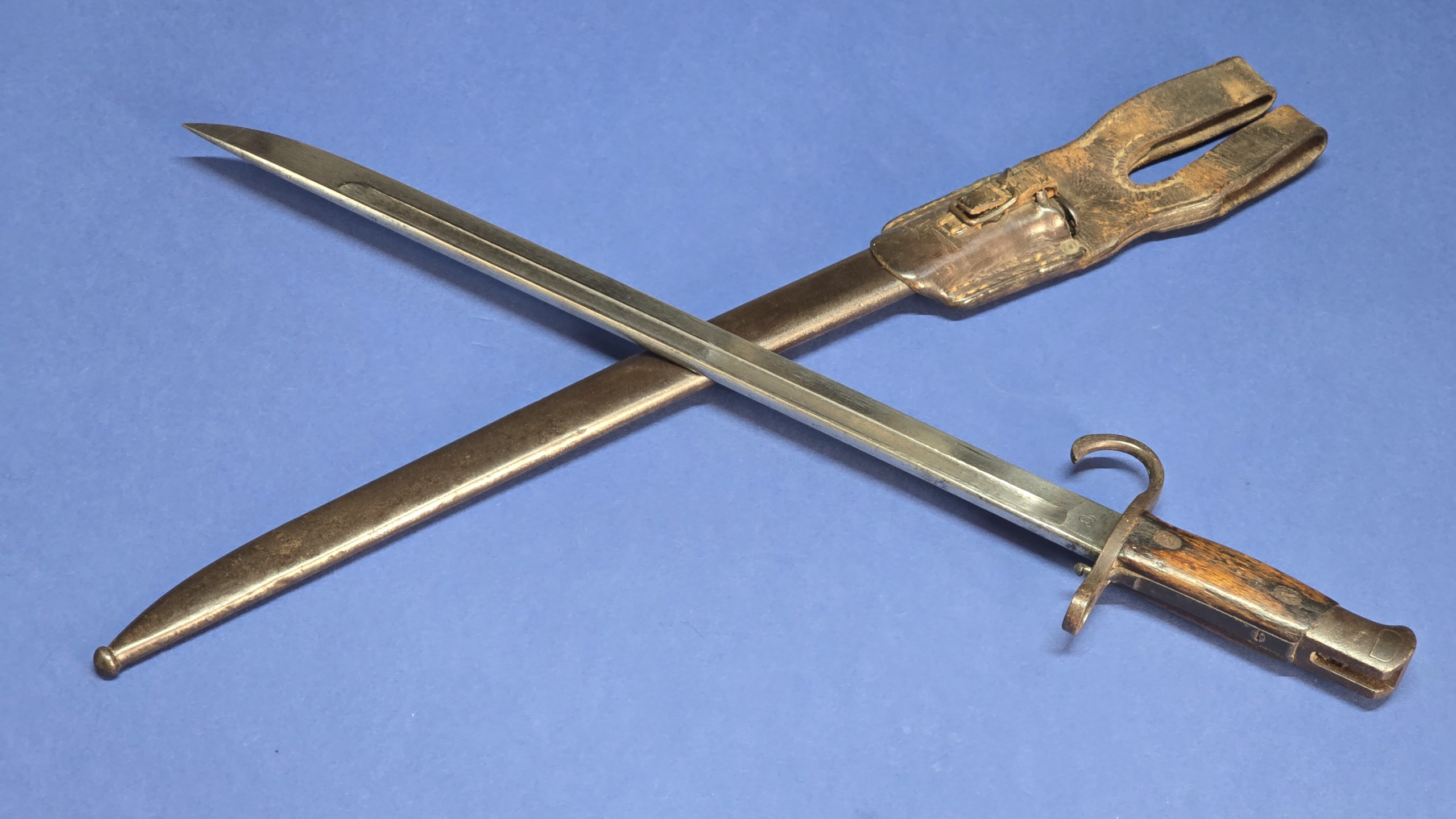Japanese Type 35 Navy Bayonet - Scabbard & Frog - Image 6