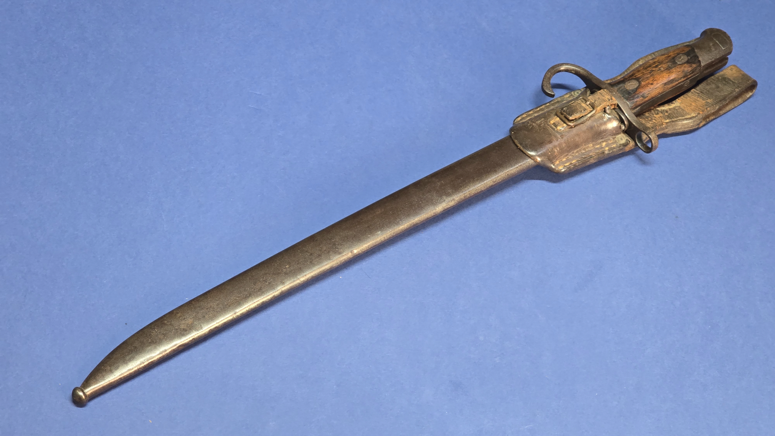 Japanese Type 35 Navy Bayonet - Scabbard & Frog - Image 13