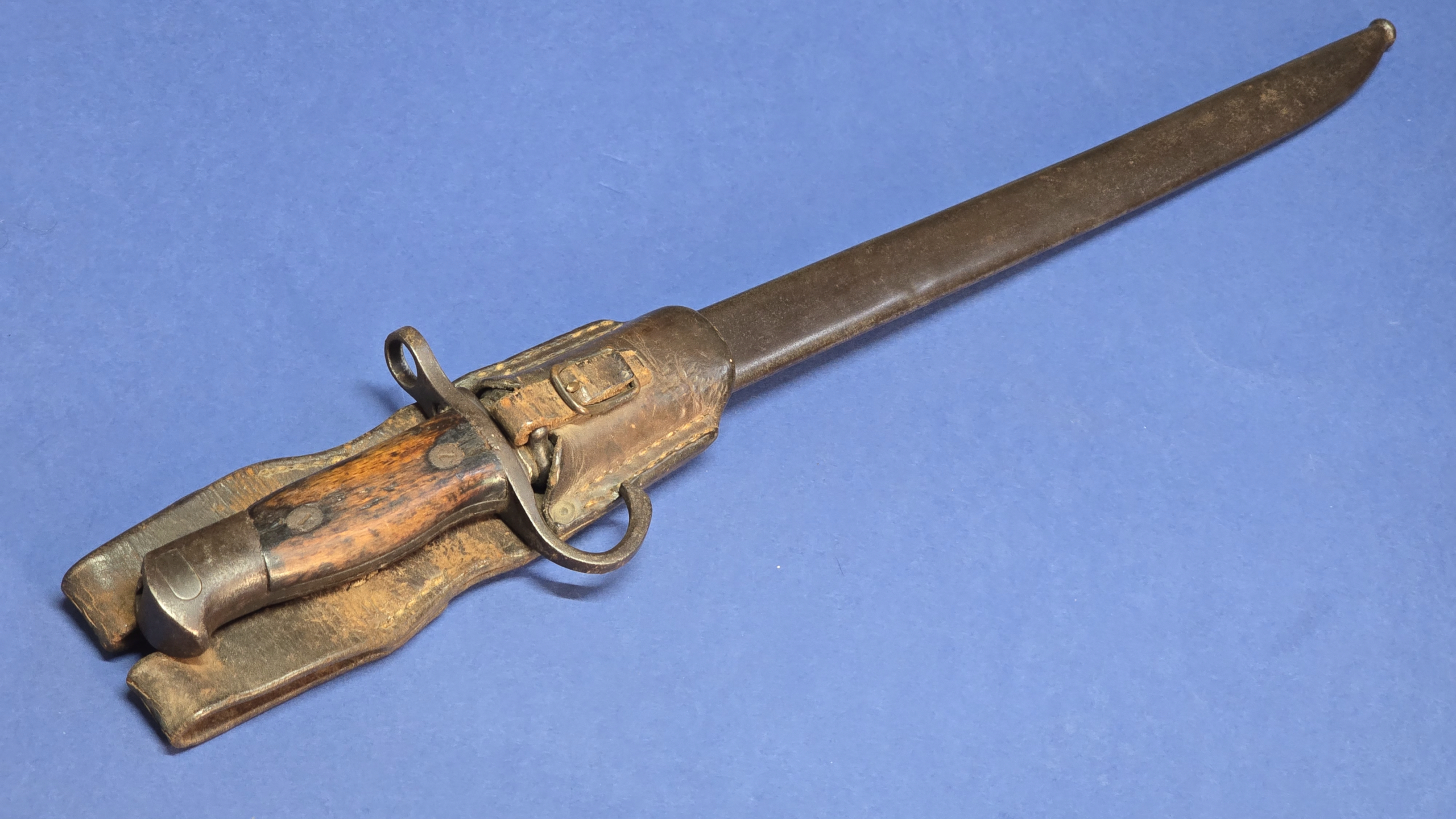 Japanese Type 35 Navy Bayonet - Scabbard & Frog - Image 14