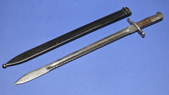 WW1 Swiss Model 1914 Sawback Bayonet (HS Marked) - Image 2
