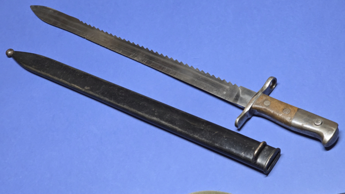 WW1 Swiss Model 1914 Sawback Bayonet (HS Marked) - Image 6