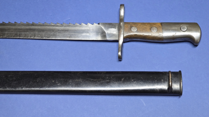 WW1 Swiss Model 1914 Sawback Bayonet (HS Marked) - Image 7