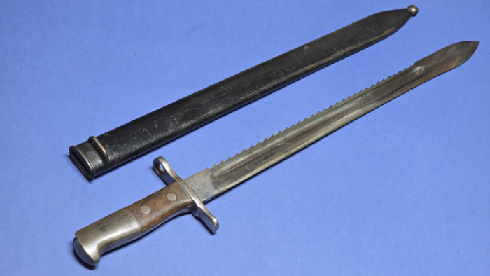 WW1 Swiss Model 1914 Sawback Bayonet (HS Marked) - Image 11