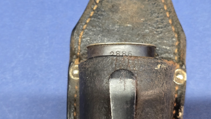 WW2 German K98 Bayonet & Frog (near mint blade) - Image 10
