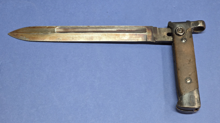 Italian Carcano M1938 Folding Bayonet & Scabbard - Image 8