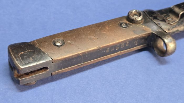 Italian Carcano M1938 Folding Bayonet & Scabbard - Image 12