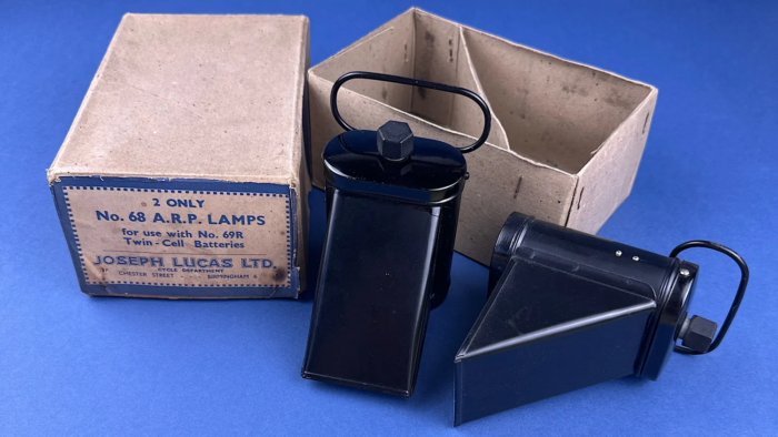 WW2 No. 68 ARP Bicycle Lamps