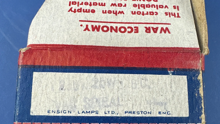 WW2 Ensign Blue Blackout Bulb - Image 7