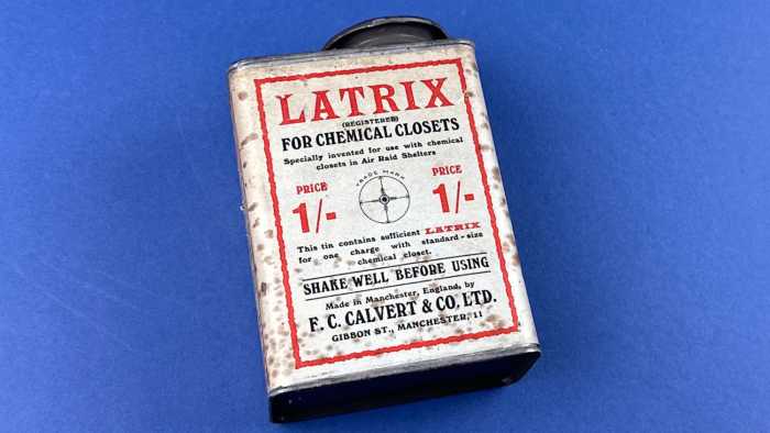 WW2 Latrix Chemical Closet Disinfectant (Anderson Shelter)