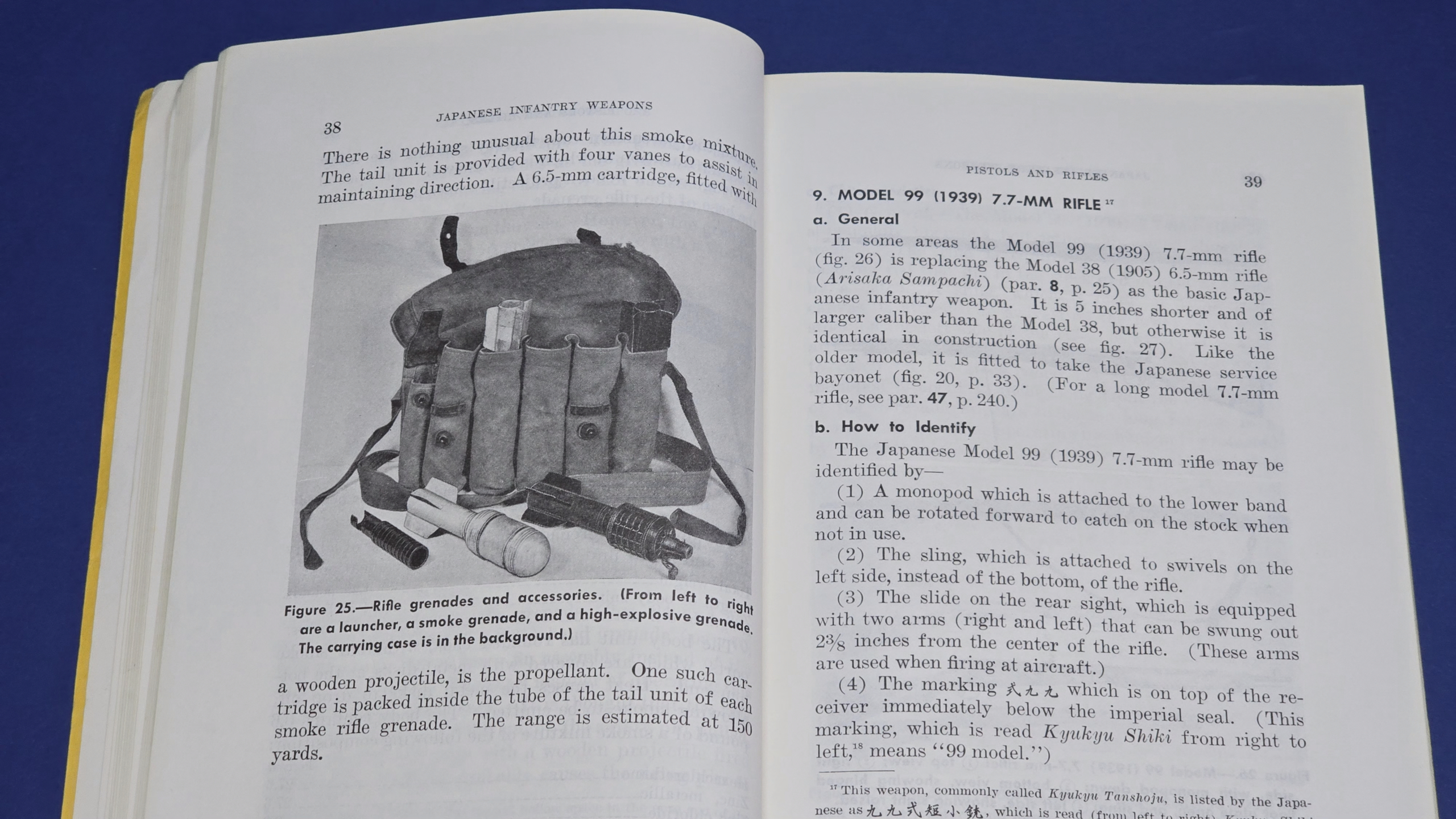Japanese Infantry Weapons - Vol. 1 (1973) Fourth Printing. - Image 9