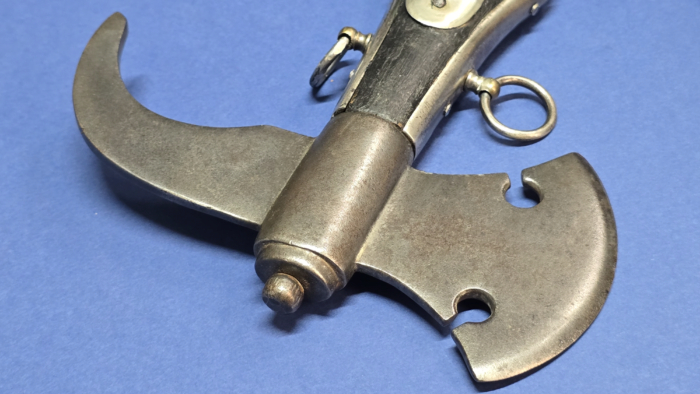 German Fireman's Parade Axe with Original Frog & Clips - c. 1930s-1940s - Image 9