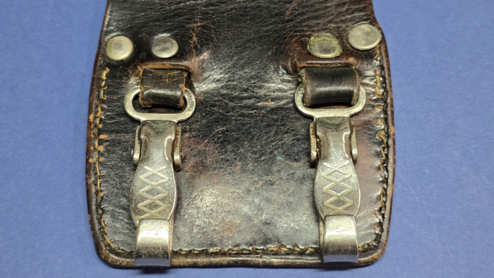 German Fireman's Parade Axe with Original Frog & Clips - c. 1930s-1940s - Image 10