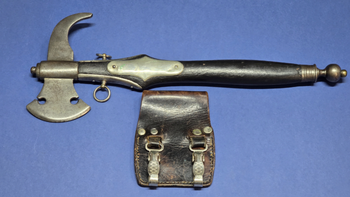 German Fireman's Parade Axe with Original Frog & Clips - c. 1930s-1940s - Image 11