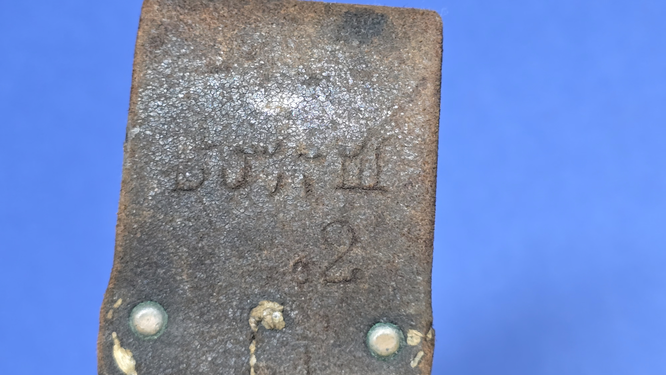 WW1 German 98/05 Bayonet - Early High Ears, Unusual Unmarked Example - Image 14