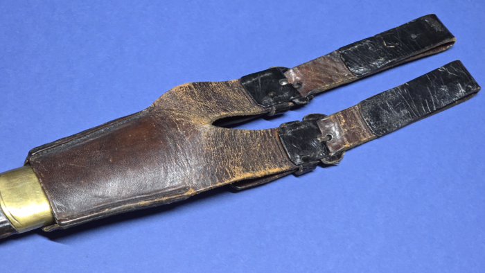 Imperial German Fireman's Short Sword/Bayonet & Frog (Sawback) - Image 8
