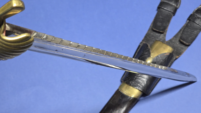 Imperial German Fireman's Short Sword/Bayonet & Frog (Sawback) - Image 9