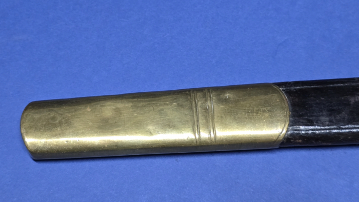 Imperial German Fireman's Short Sword/Bayonet & Frog (Sawback) - Image 11