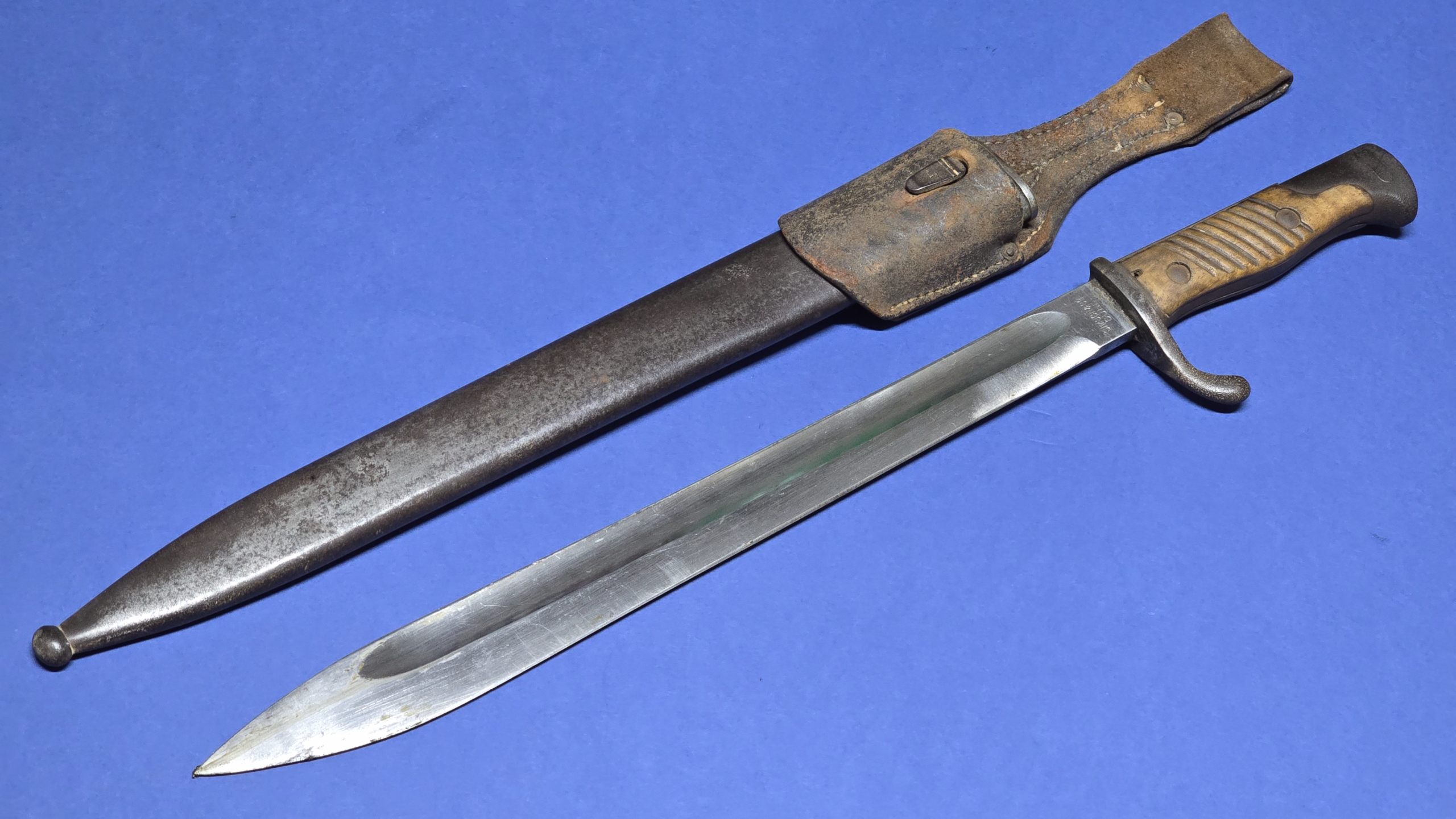 WW1 German 98/05 "Butcher" Bayonet - Simpson & Co. 1916 - Image 15