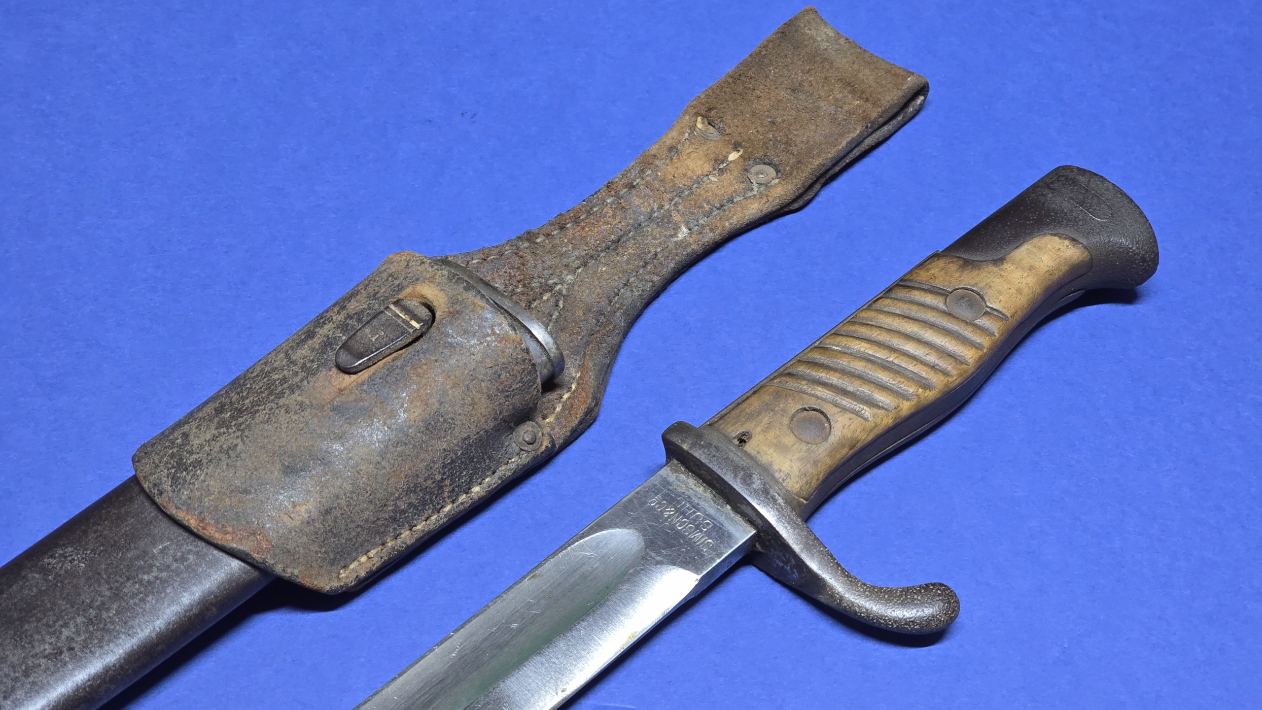 WW1 German 98/05 "Butcher" Bayonet - Simpson & Co. 1916 - Image 16