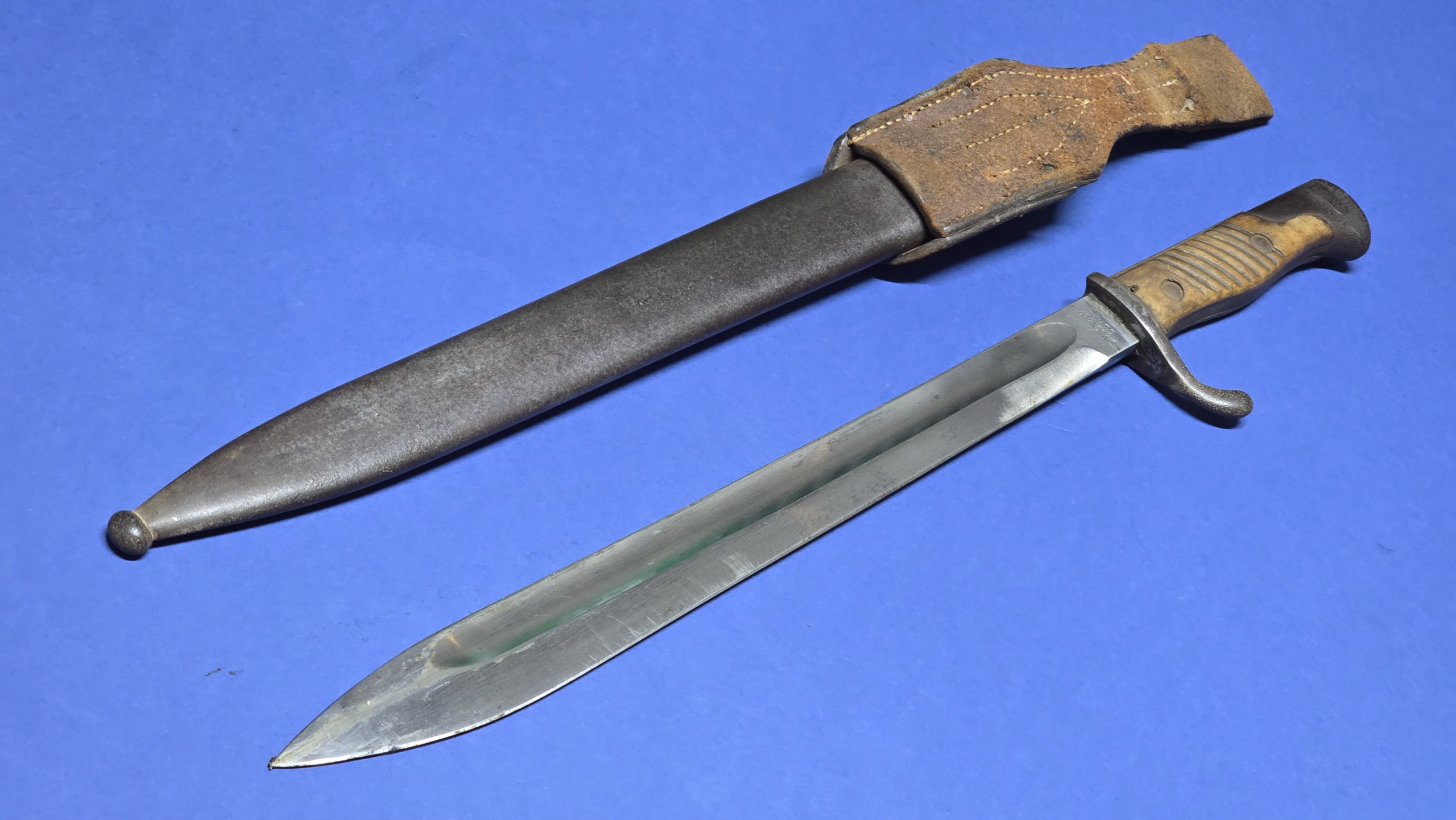 WW1 German 98/05 "Butcher" Bayonet - Simpson & Co. 1916 - Image 2