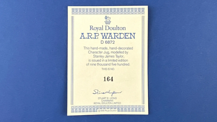 Royal Doulton ARP Warden - Image 3